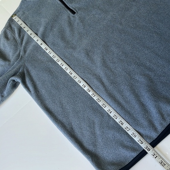 Nautica 1/4 Zip Fleece Sweater Light Blue Men’s Size XXL - Picture 12 of 14